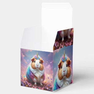 Pastel Rainbow Guinea Pig Unicorn, Favour Box