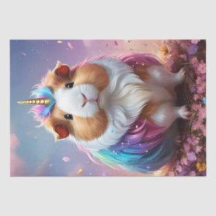 Pastel Rainbow Guinea Pig Unicorn, Tissue Paper