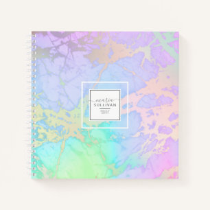 Pastel Rainbow Islands Abstract ID798 Notebook
