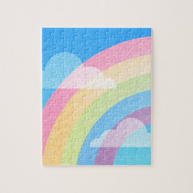 Pastel Rainbow Jigsaw Puzzle (Vertical)