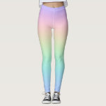 Pastel rainbow leggings<br><div class="desc">A pastel rainbow colours gradient.</div>