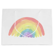 Pastel rainbow modern watercolor