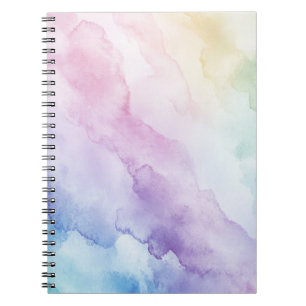Pastel Rainbow Notebook