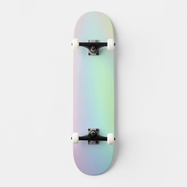 Pastel Rainbow of Colour Skateboard (Front)