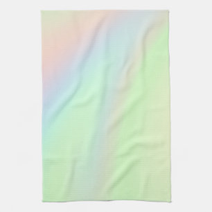 Pastel Rainbow of Colour Tea Towel