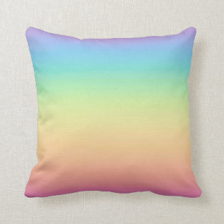 Pastel Rainbow Ombre Cushion
