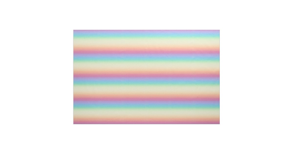 Pastel Rainbow Ombre Fabric Zazzle