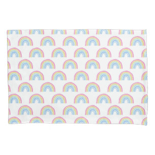 Pastel Rainbow Pattern Pillowcase