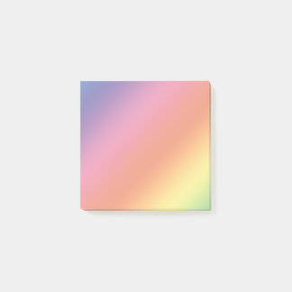 Pastel Rainbow Post It Notes