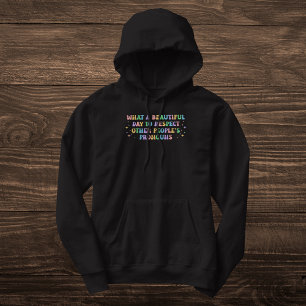 Pastel Rainbow Pronoun Respect Hoodie
