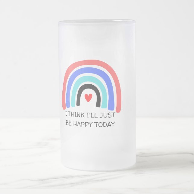 Pastel Rainbow Quote Mug (Center)