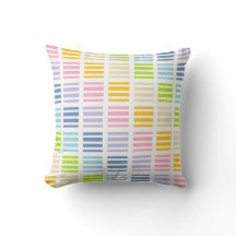 Pastel Rainbow Squares and Stripes