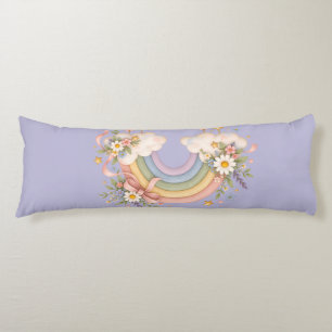 Pastel Rainbow Stationery Body Cushion