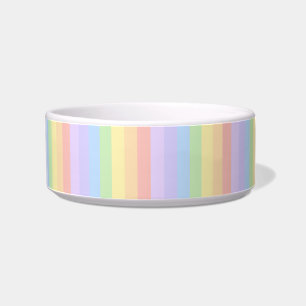 Pastel Rainbow Stripes. Bowl