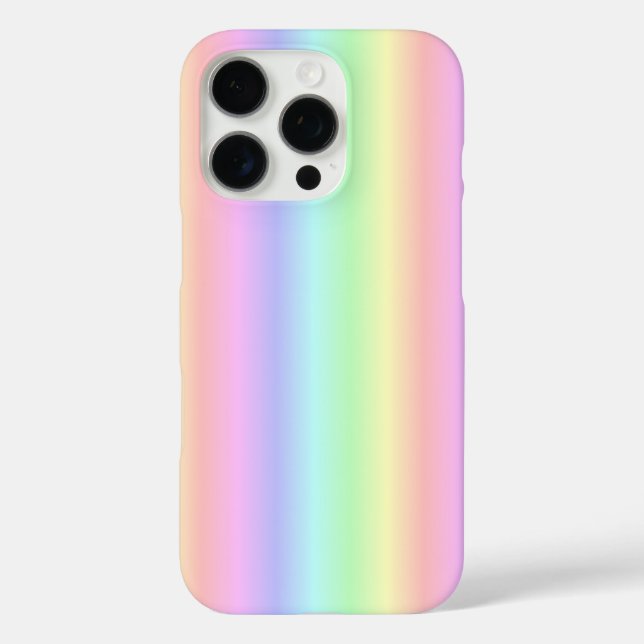 Pastel Rainbow Strips - pattern Case-Mate iPhone Case (Back)