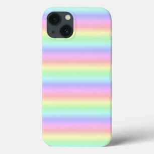 Pastel Rainbow Strips - Pattern iPhone 13 Case