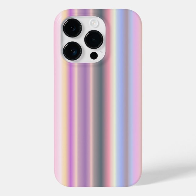 Pastel Rainbow Strips - Pattern Case-Mate iPhone Case (Back)
