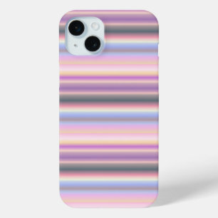 Pastel Rainbow Strips - Pattern iPhone 15 Mini Case