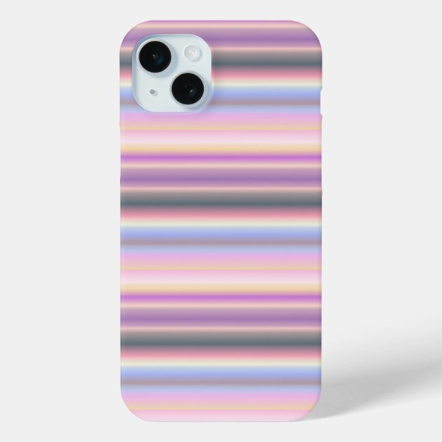 Pastel Rainbow Strips - Pattern Case-Mate iPhone Case (Back)