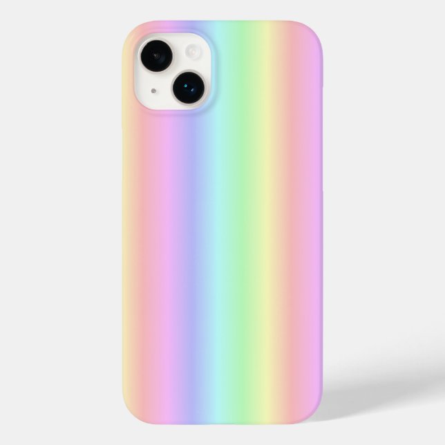 Pastel Rainbow Strips - pattern Case-Mate iPhone Case (Back)