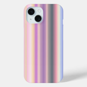 Pastel Rainbow Strips - Pattern iPhone 15 Case