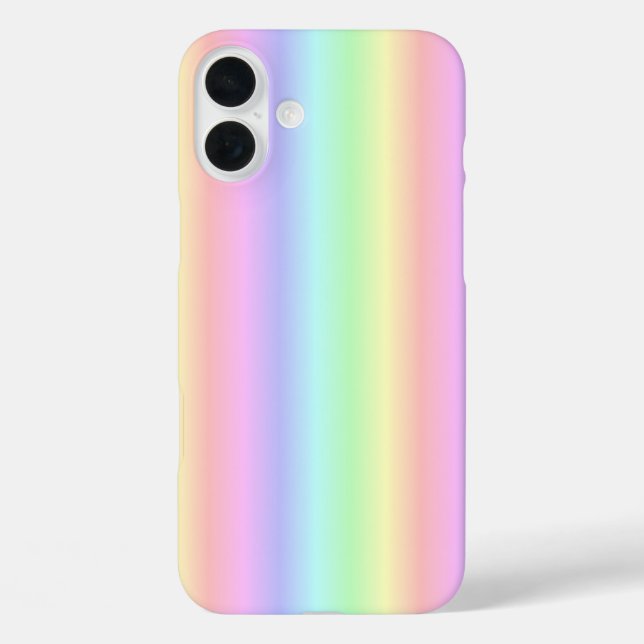 Pastel Rainbow Strips - pattern Case-Mate iPhone Case (Back)
