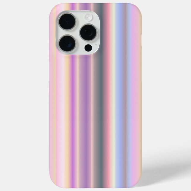 Pastel Rainbow Strips - Pattern Case-Mate iPhone Case (Back)