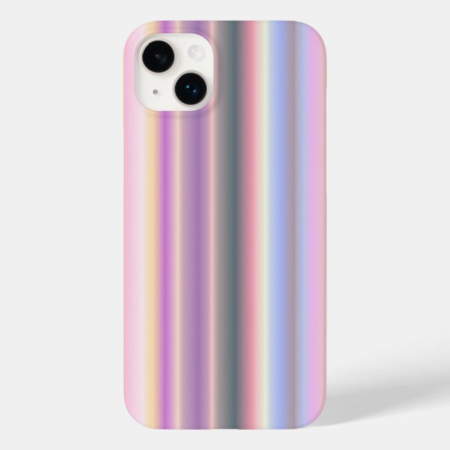 Pastel Rainbow Strips - Pattern Case-Mate iPhone Case (Back)