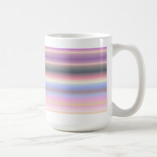 Pastel Rainbow Strips - Pattern Coffee Mug