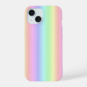 Pastel Rainbow Strips - pattern iPhone 15 Case