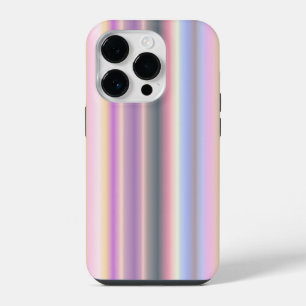 Pastel Rainbow Strips - Pattern iPhone 14 Pro Case