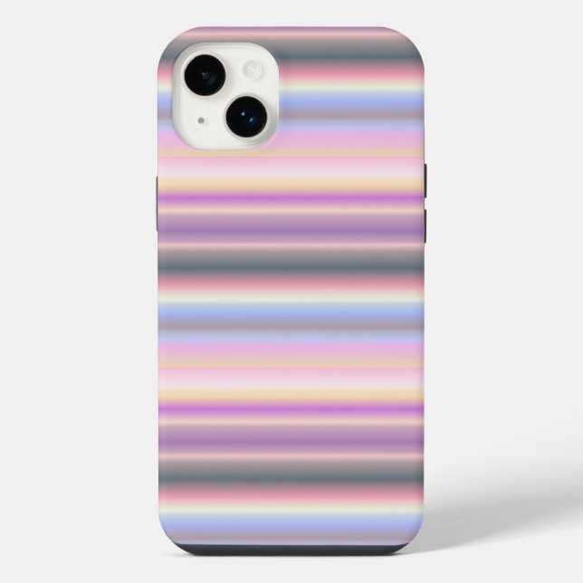 Pastel Rainbow Strips - Pattern iPhone Case (Back)