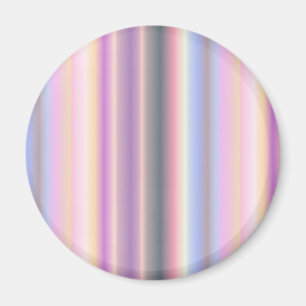 Pastel Rainbow Strips - Pattern Magnet