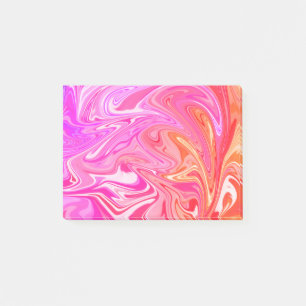Pastel Rainbow Swirl Post-it Notes