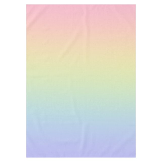 Pastel Rainbow Tablecloth (Front)