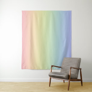 Pastel Rainbow Tapestry