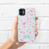 Pastel Rainbow Terrazzo Phone Case