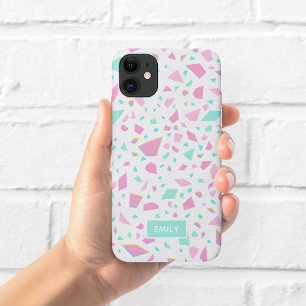Pastel Rainbow Terrazzo Phone Case