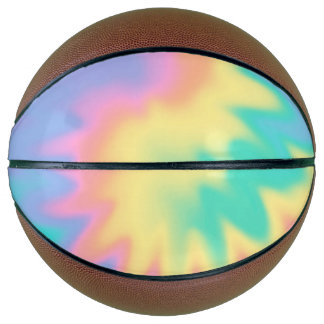 Pastel Rainbow Tie Dye  Basketball