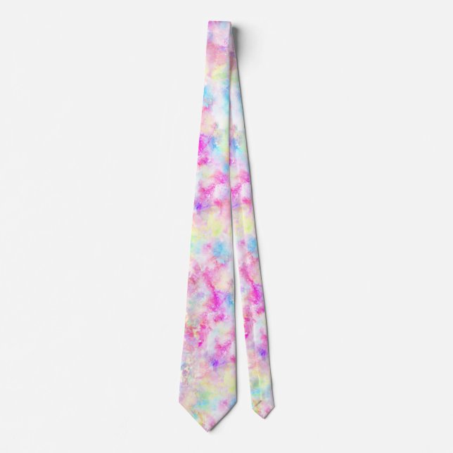 Pastel Rainbow Tie Dye Watercolor (Front)