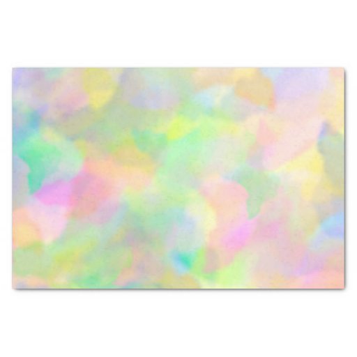 Image of Pastel Rainbow Tissue Paper
