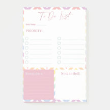Pastel Rainbow To-Do List Planner