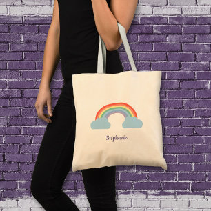 Pastel Rainbow Tote Bag