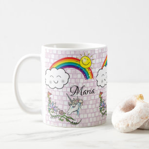 Pastel Rainbow Unicorn Mug