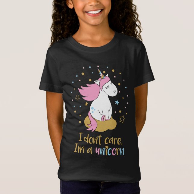 Pastel Rainbow Unicorn T-Shirt (Front)