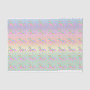 Pastel Rainbow Unicorn Tissue Paper