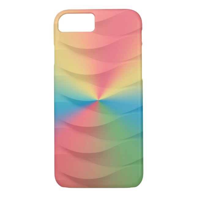 pastel rainbow weave spectrum Case-Mate iPhone case (Back)