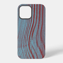 Pastel Red and Green Wood Grain