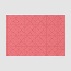Pastel red, cool, trendy, decorative illustration tissue paper
