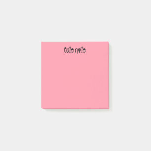 Pastel Red Post-it Notes